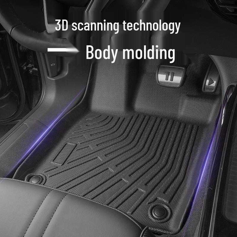3D Всепогодные TPE Коврики в Салон и Багажник для BYD SONG L 2024-2025