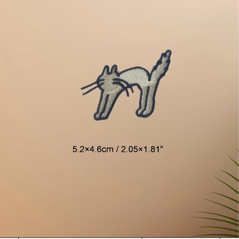 1Set Heart Cat Skull Birds Embroidered Patches Clothing Hat Bag Shoe Repair Material Phone Gift Box Decor Diy Accessory