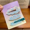 "2-Pack Y2K Fresh Juice Series Duckbill Hair Clips - Cute, Seamless, Side Bang Accessories"
