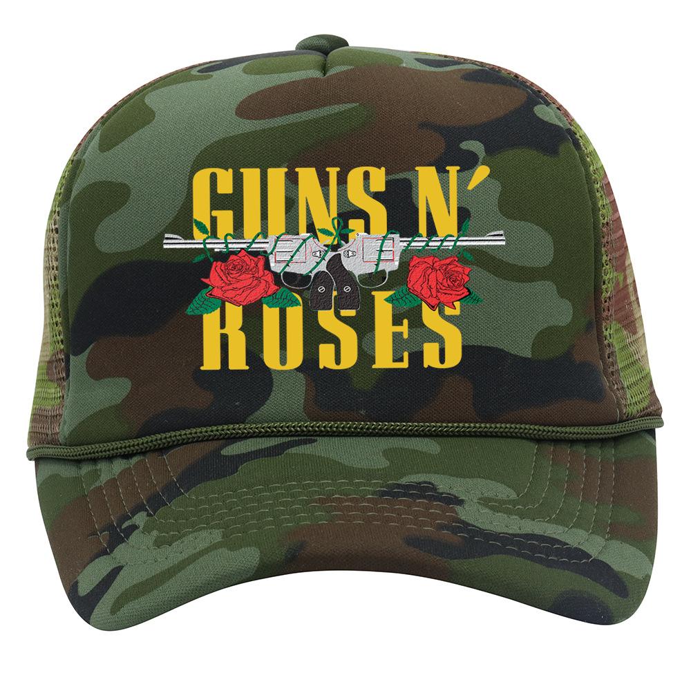 Guns n roses net cap alphabet print baseball cap breathable couple visor American truck hat tide