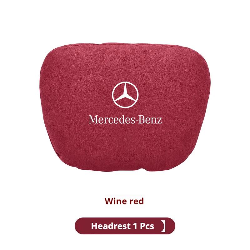 MRT3  Mercedes Benz A B C E S R Class GLB GLC GLE AMG CLA CLS SLC GLS SLS ML Car Headrest Neck Support Lumbar Rest Cushion Neck Pillow