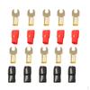 5 пар соединителей для провода 4 AWG Ассортимент Обжимные вилочные клеммы