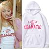 Mean Girls A Little Bit Dramatic Graphic Hoodies Long Sleeve Mens Streetwear Casual Cartoon Printing Hooded