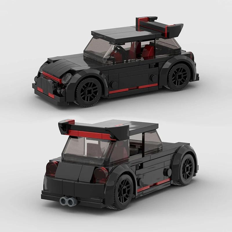 Городской MOC Скорость Ралли Спорт Гоночный Автомобиль Полицейские Машины Классическая Модель Строительные Блоки Супер Гонка Кирпич Технический Рождественский Подарок