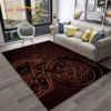 Vintage Motorcycle Retro Carpet Rug for Home Living Room Bedroom Playroom Sofa Doormat Decor,Kid Area Rug Non-slip Floor Mat