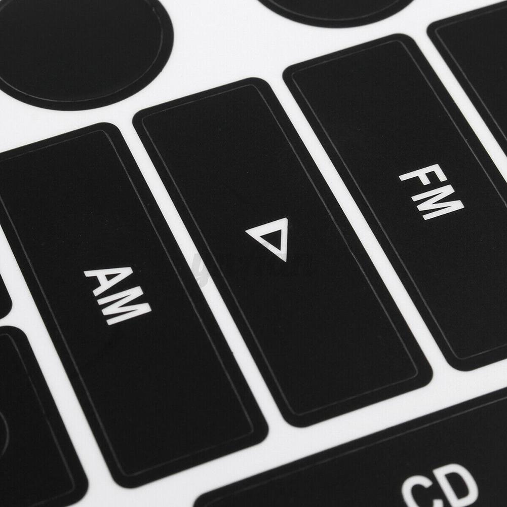 Наклейка для ремонта кнопки радио Наклейка для ремонта кнопки Передняя ПВХ-наклейка для ремонта радио