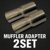 Глушитель мотоцикла Глушитель Выхлопная труба Переходник Соединение SUS Нержавеющая сталь Изготовлено на заказ x S-NET SN-305-MJ (63-76 2)