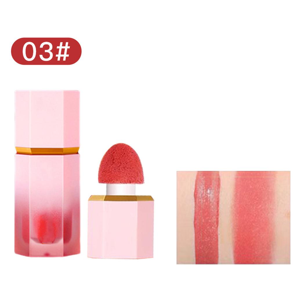 1Pc Women’s Long-Lasting Liquid Blush – Ruddy Sheer Color for Contouring & Highlighting, Waterproof Non-Fading Makeup