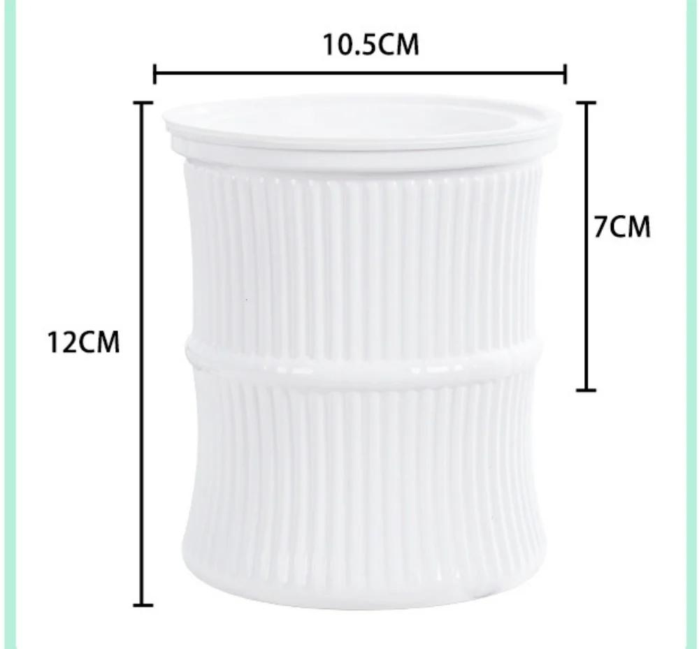 Lazy Hydroponic Flower Pot Automatic Water-Absorbing Flowerpot Transparent Double Layer Plastic Self Watering Planter Office