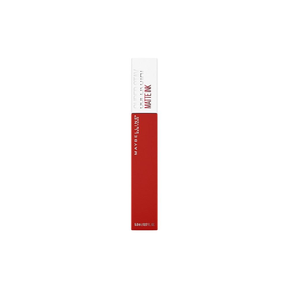 Maybelline Матовая тинт-помада для губ New York Superstay, 5 мл, чили-красный, 1 упаковка