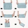 7Pcs/set Travel Luggage Packing Organizers Set With Toiletry Bag, Clothing Classification Storage Bag