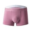 Summer Sexy Underwear Modal Elastic Men's Boxer Briefs Solid Color Underwear Silk Mid-Rise Boxer Swimming Boxer Briefs
