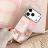 Чехол-подставка с магнитом и рисунком цветка для iPhone 16, iPhone 17 и iPhone 17 Pro Max