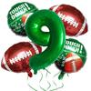 Super Bowl Rugby Aluminum Film Balloon Set Sports Competition Birthday Theme Party Supplies Decoration