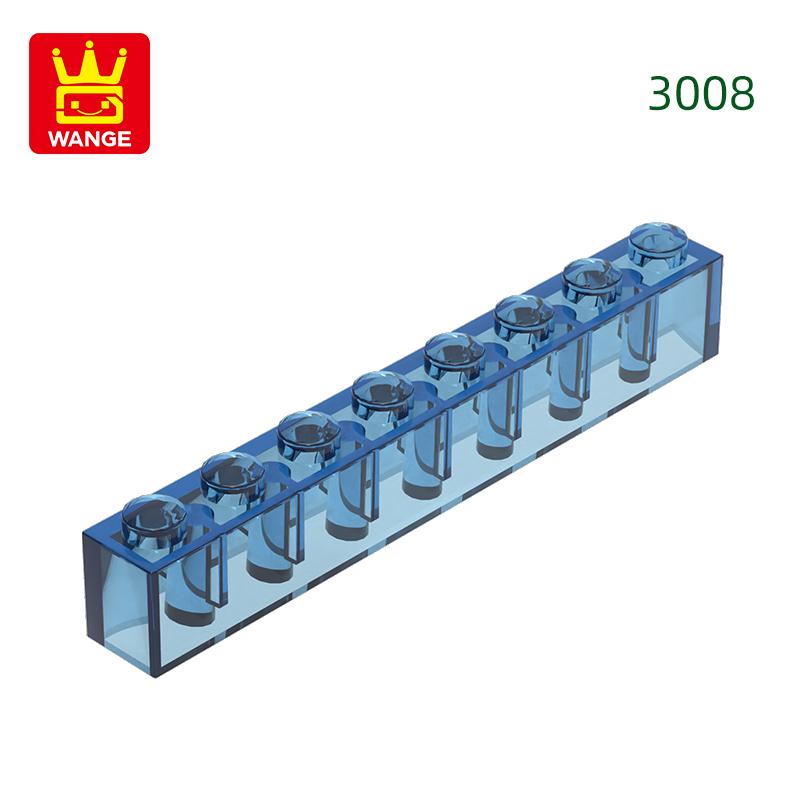 Нетоксичный 33 шт./лот 3008 1x8 Строительный блок с высоким отверстием Moc Базовые классические детали Кирпичные аксессуары Совместимы с DIY Детские игрушки Подарочная коробка
