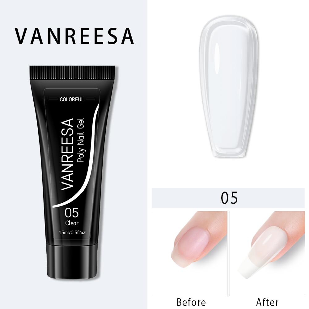 VANREESA 36 цветов поли гель для наращивания ногтей быстро наращивающий гель-лак для маникюра
