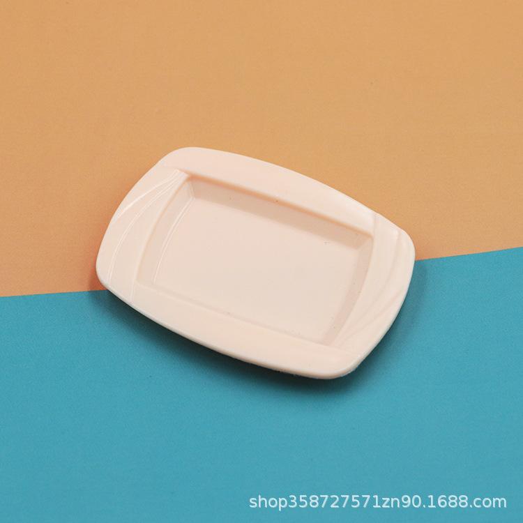 Кукольный домик 7 цветов имитация мини-тарелка десертная тарелка для торта DIY аксессуары мини кухонная посуда