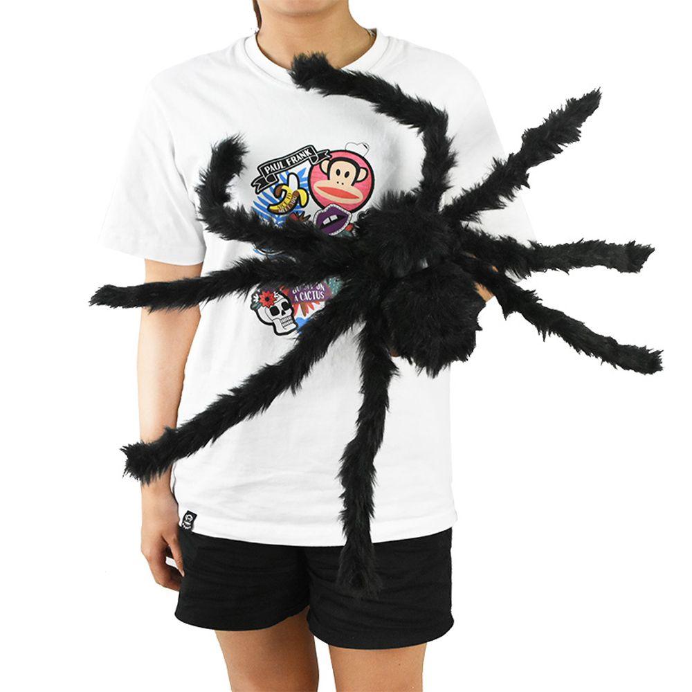 DIY Ornament Horror Giant Spider Black Plush Spider Artificial Spider Haunted House Decor