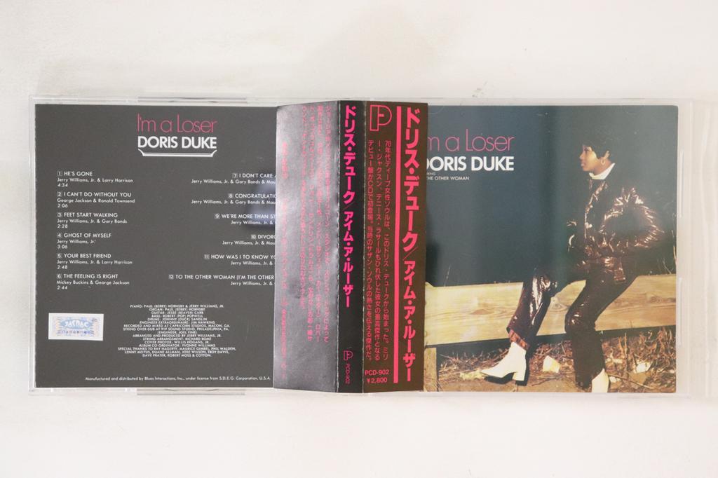 CD DORIS DUKE Im a Loser PCD902 PVINE Japan Obi SoulFunk Used
