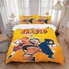 3pcs Naruto Characters Quilt Cover Set (1 Quilt Cover + 2 Pillowcases Without Pillow Core), High-Definition Printing for Home and Dormitory.H064
