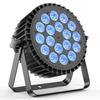Светодиодный Par-прожектор 200 Вт из алюминиевого сплава, 18x10 Вт RGBWA+UV 6-в-1, Par-пушка, DMX512, Диско-свет, Стробоскоп, Светодиодный заливающий свет для сцены