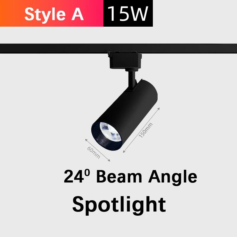 LED Track Light Anti-Glare Spotlight 110-265V 10-30W Warm White Cool White Natural White COB Chip Indoor Outdoor For Home Modern