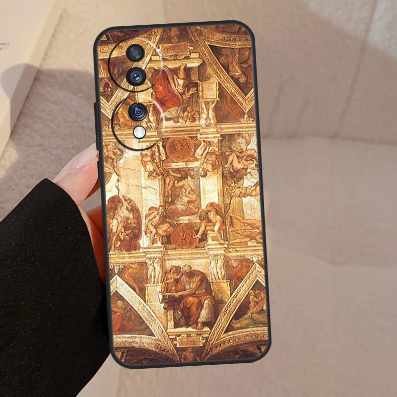 Чехол Michelangelo Art For Honor Magic V5 5 6 7 Pro для Honor X9a X9b X9c X8a X8b 50 70 90 200 400 Lite