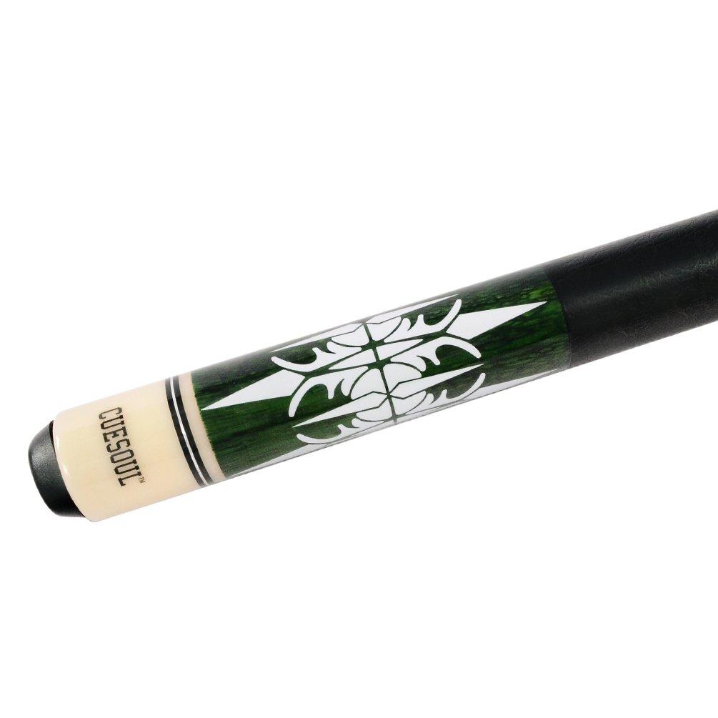 Кий Cuesoul 57 дюймов 21 унция 1/2 для бильярда с чистящим полотенцем и протектором стыка (CSPC035)