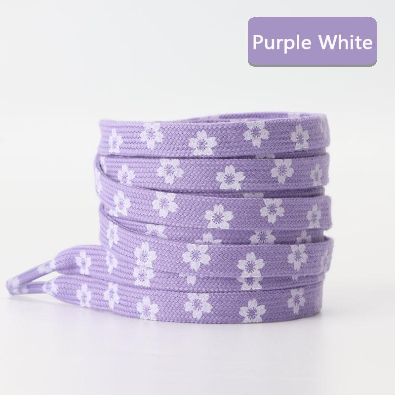 Плоские шнурки для кроссовок Шнурки для обуви с сердечками и любовью Цветы Маленькие ромашки Сакура Шнурки для обуви Высокие холщовые шнурки для обуви