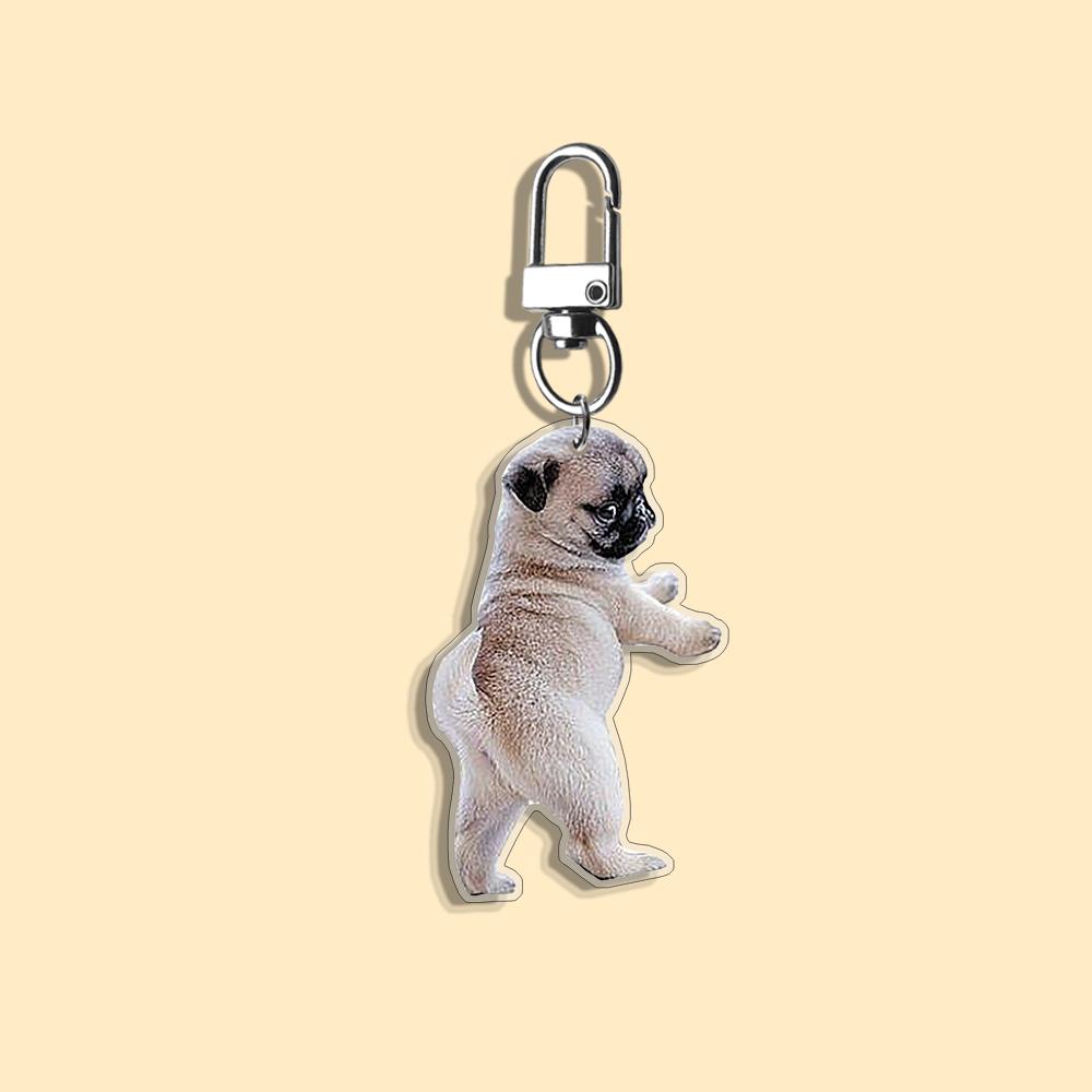 Funny Cat Keychain Student Gift Bag Women's Bag Cute Things Gift For Best Friends Cartoon