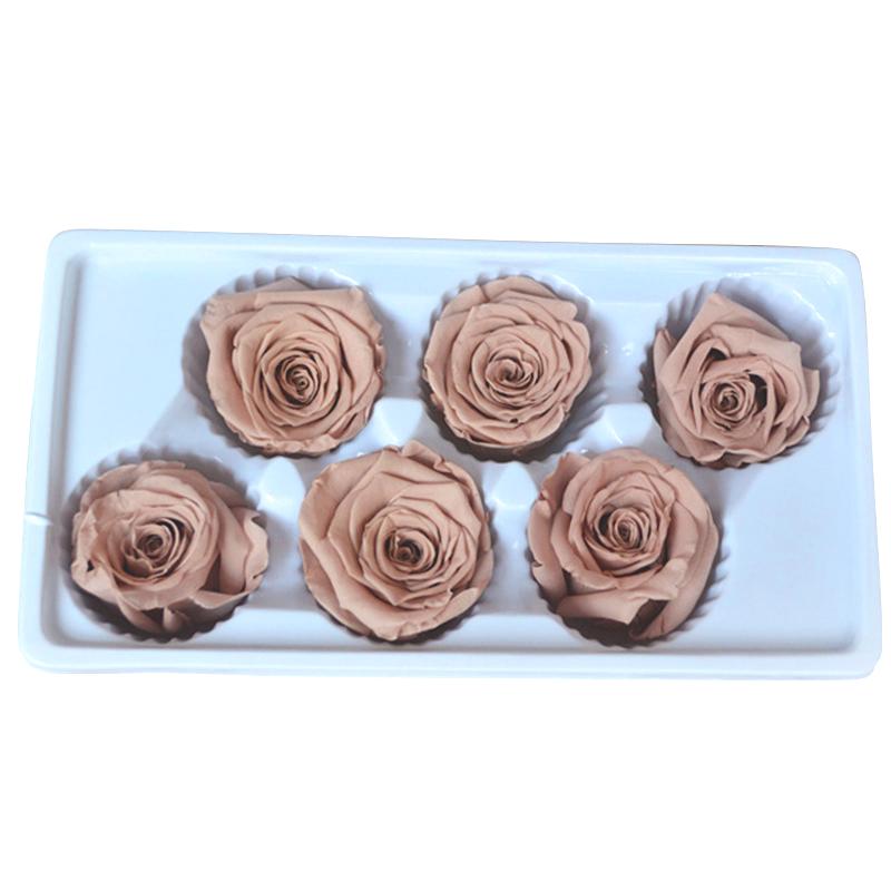 6 шт./кор. вечная жизнь цветок вечеринка декор роза цветок DIY консервированный подарок высокое качество День матери 5-6 см свадьба День святого Валентина