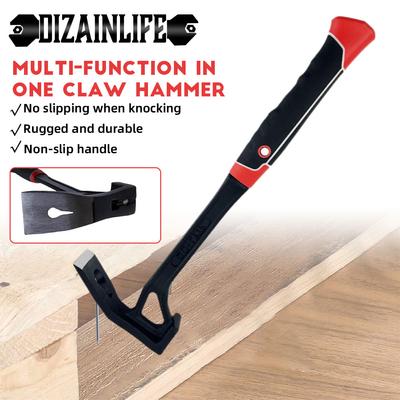 Высокоуглеродистая стальная кузнечная кувалда с квадратной головкой и утолщением Профессиональный деревообрабатывающий молоток Строительные инструменты для дома