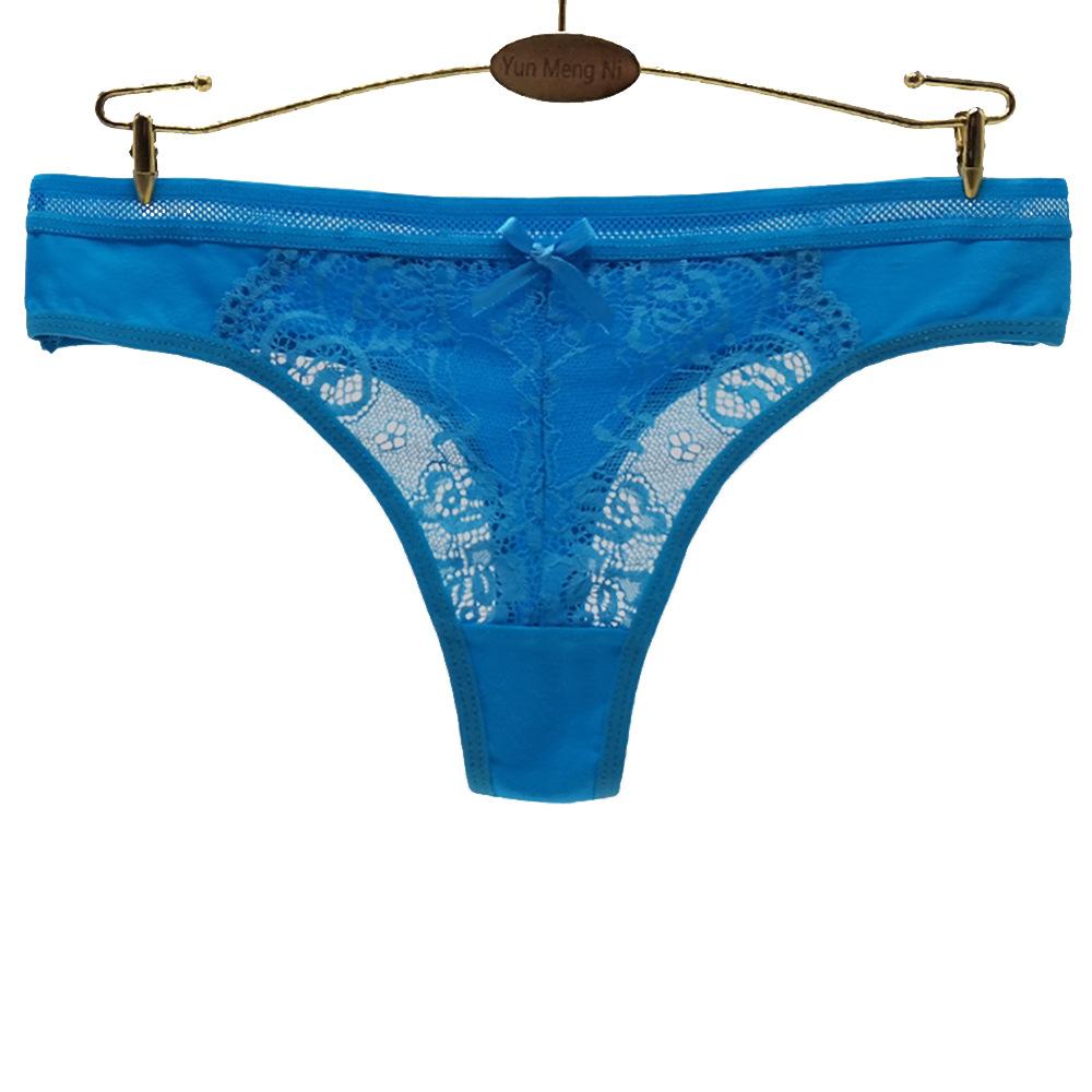 Женские сексуальные стринги, хлопковое женское нижнее белье, кружевные трусики, женские трусики для девочек, нижнее белье, 6 шт.