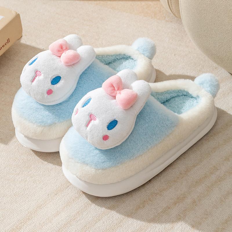 Хлопковые тапочки осенне-зимние мужские и женские парные домашние теплые нескользящие домашние пушистые тапочки для родителей и детей оптом