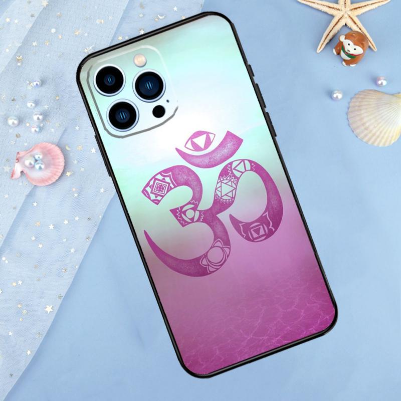 Чехол-символ Аум Ом для iPhone 17 Pro Max 16 15 13 12 11 14 Pro Max Plus 12 13 Mini 16e 17 Air Задняя крышка