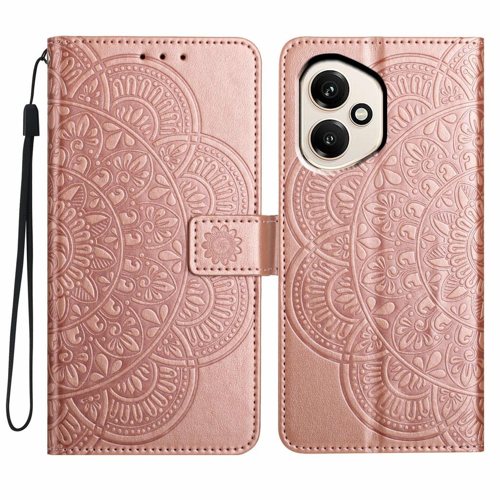 Для Honor 400 5G (Глобальный) Кожаный чехол с отделениями для карт, узор мандалы, чехол-подставка для телефона