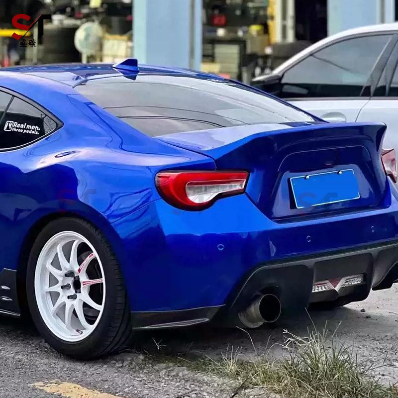 Carbon Fiber Body Kit for Subaru BRZ (2017-2019) - STI Style Front Lip, Side Skirts, Corner Caps, Rear Spoiler