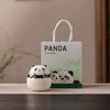 Panda Ceramic Teacup Water Cup Tea Separation Personal Cup Cute Cartoon Drinking Cup with Lid Tea Cup