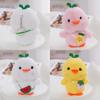 Adorable Plush Duck Backpack Charm Soft And Cute Stuffed Animal Keychain