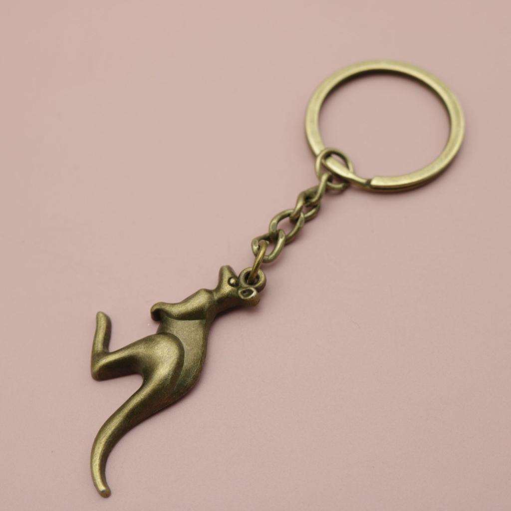 Hot Selling Jewelry, Minimalist Kangaroo Keychain Pendant