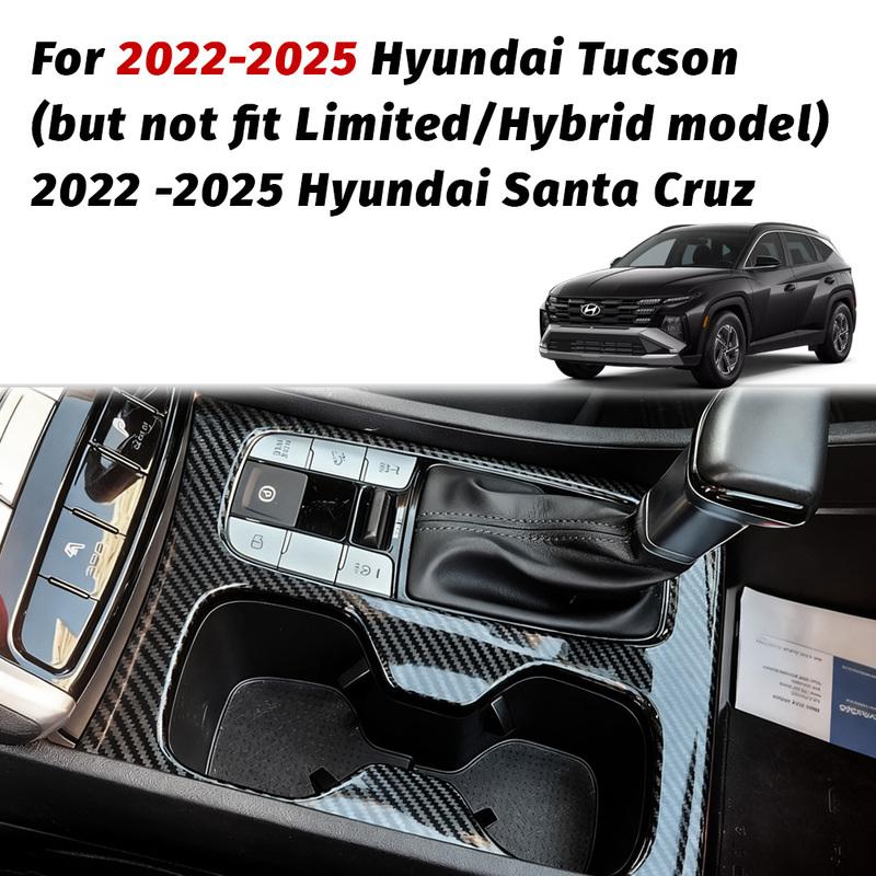 For Hyundai Tucson Interior Accessories 2024 (LHD) Center Console Decoration Frame Cover Gear Shift Panel Trim