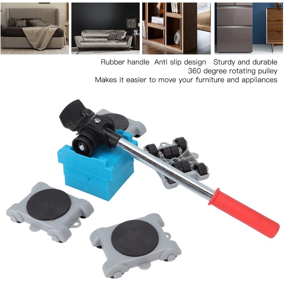 8Pcs Heavy Furniture Mover Multi-Functional Heavy Furniture Movers Tool Furniture Slides Kit Home