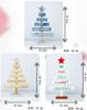 Christmas Mini Wooden Merry Christmas Tree Home Desk Table Decor Pendants Xmas Tree Ornaments Christmas Decor Happy New Year