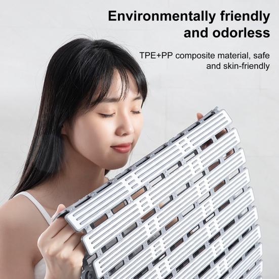 Нескользящий коврик для душа для ванной комнаты, массажный коврик для ног, быстросохнущий, пригодный для машинной стирки, 68*40 см, коврик для ванны