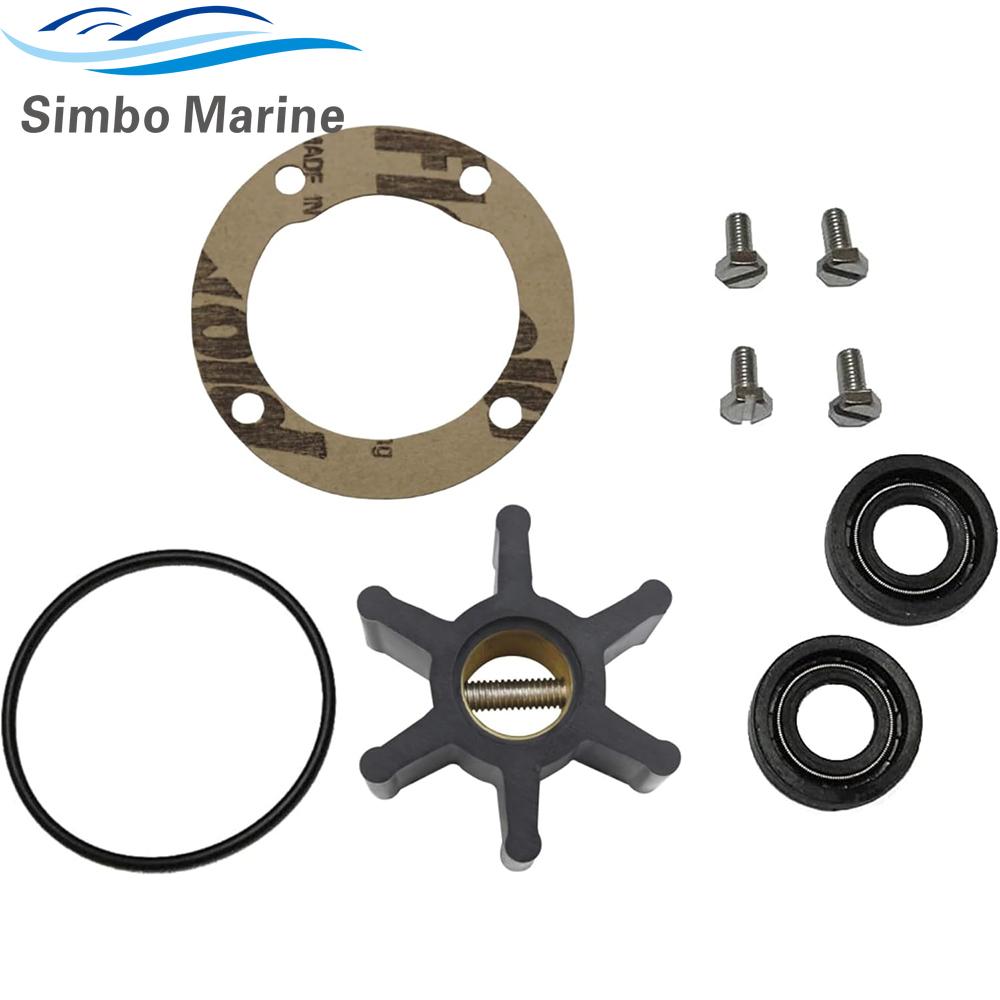 Water Pump Flexible Impeller Kit for Johnson 09-45589 09-808B Cummins Onan 132-0311 Westbeke 32620 032620 40455 Sierra 23-3305