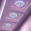 Home Decoration 9W LED Ceiling Lights Crystal Petals Modern Crystal Flower Chandelier Creative Ceiling Spotlights Balcony Porch