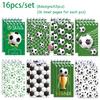 16pcs Football Mermaid Animals Mini Spiral Pocket Notebooks Memo Pad Coil Booklet Notepads For Kids Gifts Party School Diaries