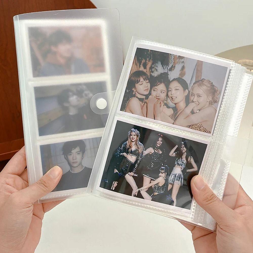 1Pcs New Collect Book Photo Album 80/160 Slots PVC Picture Card Holder Transparent 3/4/5/6/7 Inch Photocard Holder Idol Star
