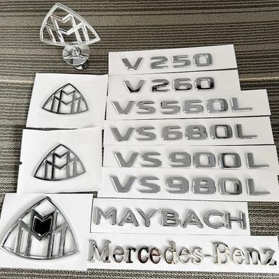 ДЛЯ капота автомобиля 3D задний логотип боковые стандартные Mercedes-Benz Maybach V250L V260L VS560L VS680L VS900L VS980L стоячие металлические эмблемы