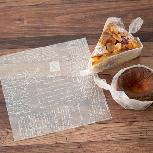 HEADS DWX-LTL1 Японская вощеная бумага, Белая, 16,5 x 16,5 см, 100 листов, Безопасна для пищевых продуктов, Дизайнерские листы